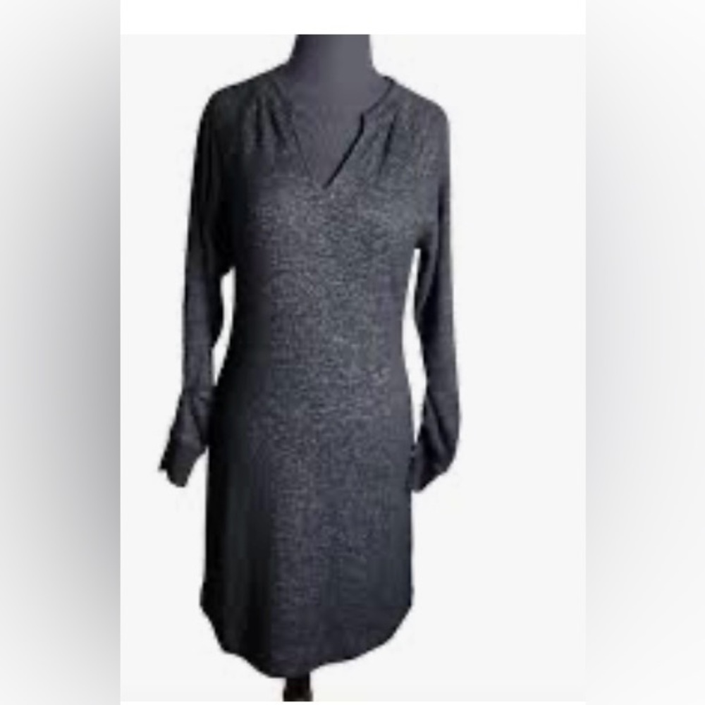 CAbi PJ dress black flecked color. NWOT. Size large. So soft! 21” bust